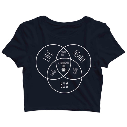 nerd womens crop top